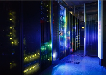 A set of high spec bare metal servers on a superfast and secure network